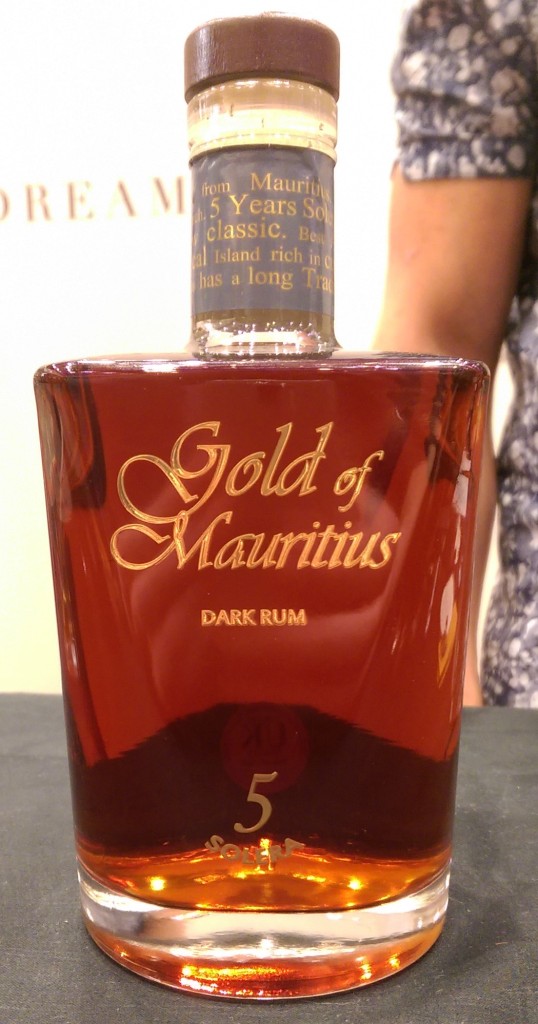 The new Gold Of Mauritius 5yr....Solera in this case merely means multiple barrels. It carries the same salty, nutty, chocolate profile as Gold just with a more balanced finish given a few years in oak...